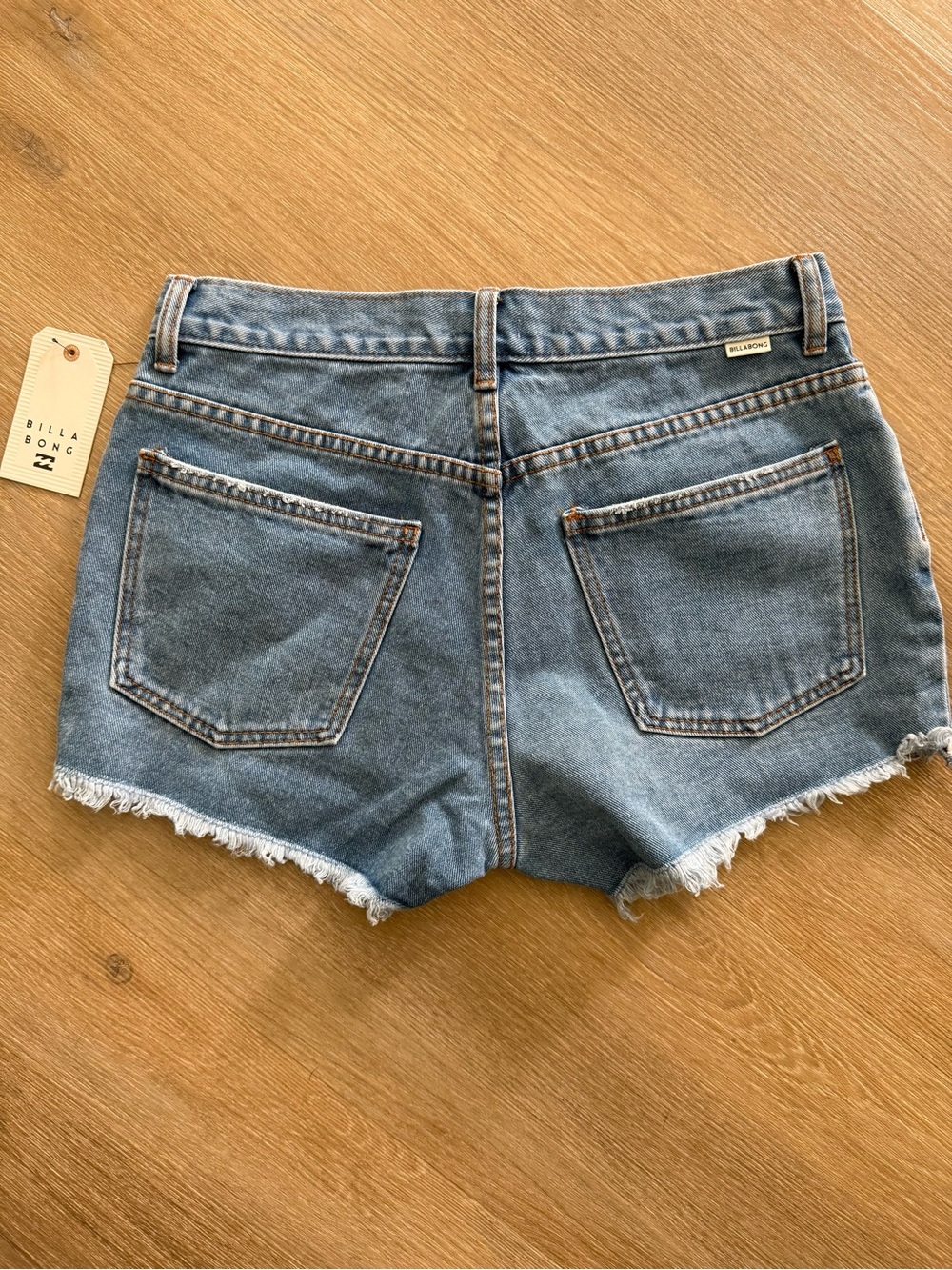 Billabong Women's Drift Away frayed denim shorts - Picture 2 of 7